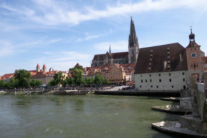 Regensburg mit Weichzeichner